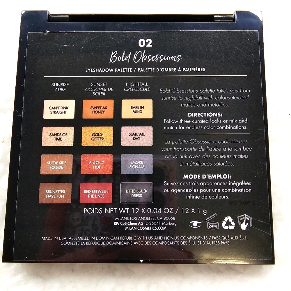 💥DISCONTINUED💥🎉 Milani Bold Obsessions Eyeshadow Palette! - Picture 4 of 6